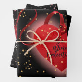Valentine Wrapping Sheets Geschenkpapier Set (Beispiel)