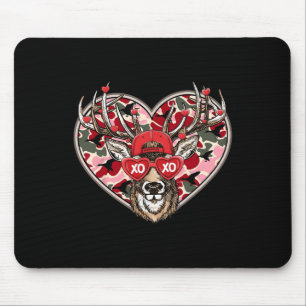 Valentine Xoxo Lustiger Hirsch Jagd Bock Männer Fr Mousepad