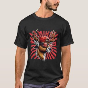 Valentine Xoxo Lustiger Hirsch Jagd Bock Männer Fr T-Shirt