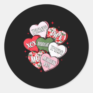 Valentine Xoxo Muttertag Mallard Camo Mama Ente Runder Aufkleber