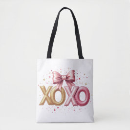 Valentine XOXO Rosa Valentinstag Tasche