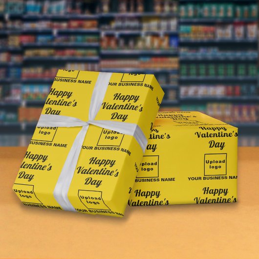Valentine Yellow Wrapping Paper Geschenkpapier