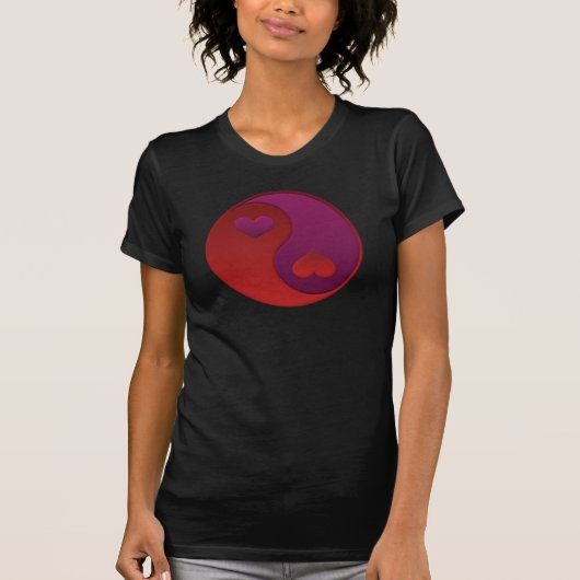 Valentine Yin Yang T - Shirt (Vorderseite)