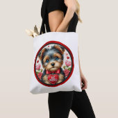 Valentine Yorkie Be Mine Shoulter Tote Bag Tasche (Von Nahem)