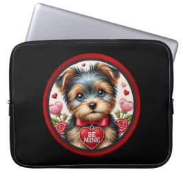 Valentine Yorkie Liebe 15-Zoll-Laptop-Sieb Laptopschutzhülle