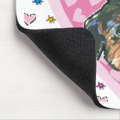 Valentine Yorkie Poo Mousepad (Ecke)