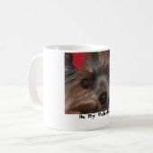 Valentine Yorkie Tasse (Vorderseite Links)
