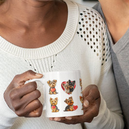 Valentine Yorkshire Terrier Dog | Liebhaber von He Jumbo-Tasse