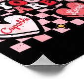 Valentine You Are Loved Worthy Enough Candy Heart Poster (Ecke)