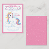 Valentine You Sparkle Parco Tassino Mitteilungskarte (Vorne/Hinten)