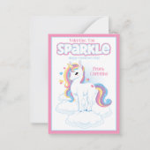 Valentine You Sparkle Parco Tassino Mitteilungskarte (Vorderseite)