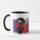 Valentine-Zombie-Tasse Tasse (Links)