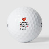 Valentine zu Golfer mit Liebe Sie Golfball (Vorderseite)