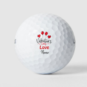 Valentine zu Golfer mit Liebe Sie Golfball