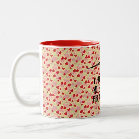 Valentine Zweifarbige Tasse (Links)