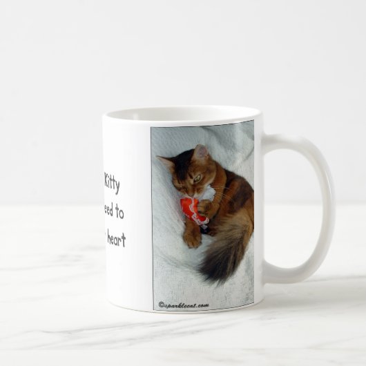ValentineHeartbreakerkitty-Tasse Kaffeetasse (Rechts)