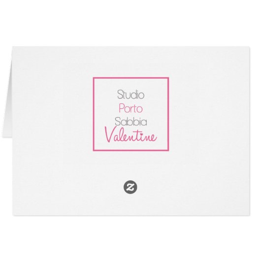 Valentinenkarte (Rückseite Horizontal)