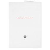 Valentinenkarte der weißen Doodle (Hinten)