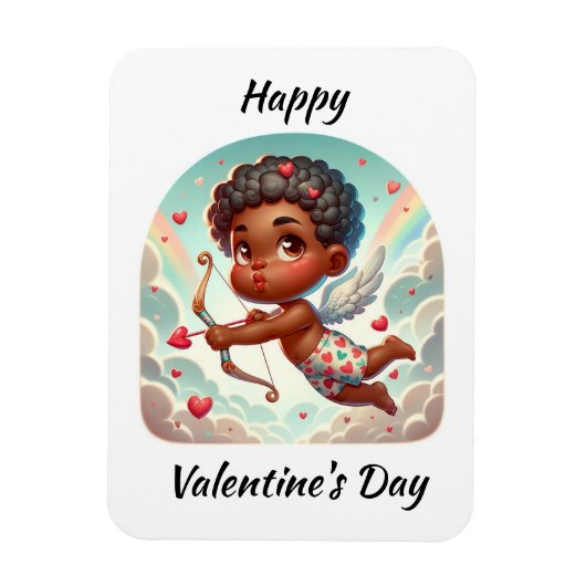 Valentinenkarte des Kupiden Magnet (Vertikal)