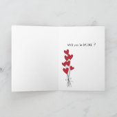 Valentinenkarte Feiertagskarte (Innenseite)