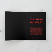 Valentinenkarte Feiertagskarte (Innenseite)