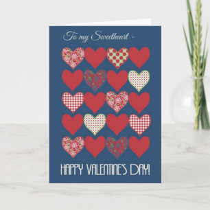 Valentinenkarte für Süße, Herz, Rose Feiertagskarte
