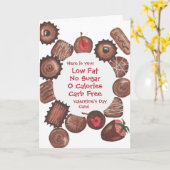 Valentinenkarte mit Schokolade - KUNSTBAR Karte (Gelbe Blume)