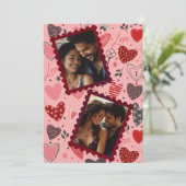 Valentinenkarte - Romantische Phrase Feiertagskarte (Stehend Vorderseite)