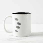 Valentinenkuss Zweifarbige Tasse (Links)