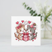 Valentiner Cartoon Freuen (Stehend Vorderseite)