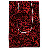 Valentiner Geschenktasche - passen Sie Ihre Wünsch Mittlere Geschenktüte (Rückseite)