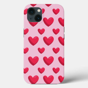 Valentiner Hintergrund mit Herz-Liebe Case-Mate iPhone Hülle