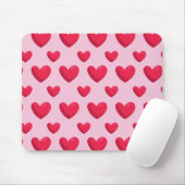 Valentiner Hintergrund mit Herz-Liebe Mousepad (Mit Mouse)