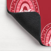 Valentiner Hintergrund mit Herz-Liebe Mousepad (Ecke)