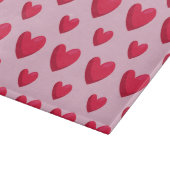 Valentiner Hintergrund mit Herz-Liebe Schneidebrett (Ecke)