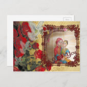 Valentiner Liebhaber Feiertagspostkarte (Vorne/Hinten)