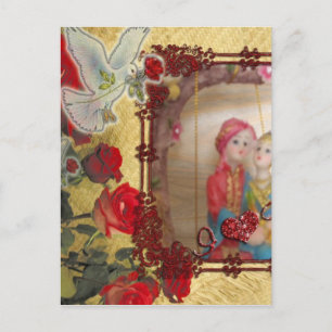 Valentiner Liebhaber Feiertagspostkarte