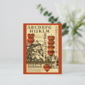 Valentiner Musikherzen Feiertagspostkarte (Stehend Vorderseite)