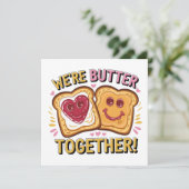 Valentiner Tagesgeschenk Einladung (Stehend Vorderseite)