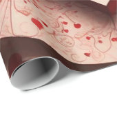 Valentiner Tagesherzen Wrapping Paper Geschenkpapier (Rolleneckpunkt)