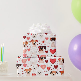 Valentiner Tagesherzen Wrapping Paper Geschenkpapier