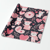Valentiner Tagesherzen Wrapping Paper Geschenkpapier (Ungerollt)