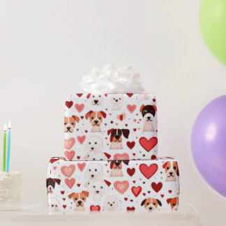 Valentiner Tagesherzen Wrapping Paper Geschenkpapier