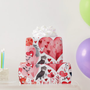 Valentiner Tagesherzen Wrapping Paper Geschenkpapier