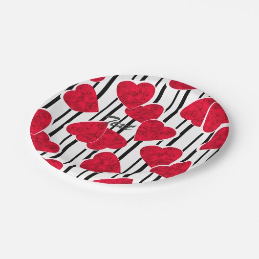 Valentiner Tageszeitung Pappteller (Schrägansicht)