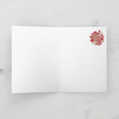 Valentinerkarte, Geheime Pal, Herz, Rose Feiertagskarte (Innenseite)