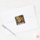 Valentinerkrankung Quadratischer Aufkleber (Umschlag)