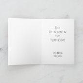 Valentines Adorable Giraffen Valentines Karte (Innenseite)