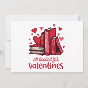 Valentines Alle für Valentines gebuchte Buchliebha Einladung