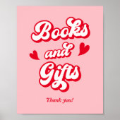 Valentines Baby Duschbücher und Geschenke Poster (Vorne)